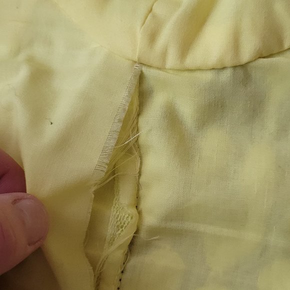 Silence+Noise bright yellow Corseted Lace Tube Top Sz 4 - Picture 5 of 7